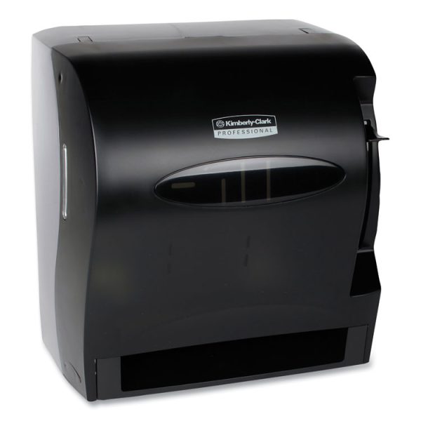 Lev-R-Matic Roll Towel Dispenser, 13.3 X 9.8 X 13.5, Smoke