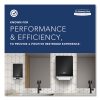 Sanitouch Hard Roll Towel Dispenser, 12.63 X 10.2 X 16.13, White - Image 3