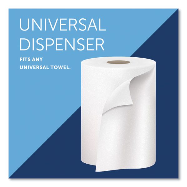 Sanitouch Hard Roll Towel Dispenser, 12.63 X 10.2 X 16.13, White - Image 4