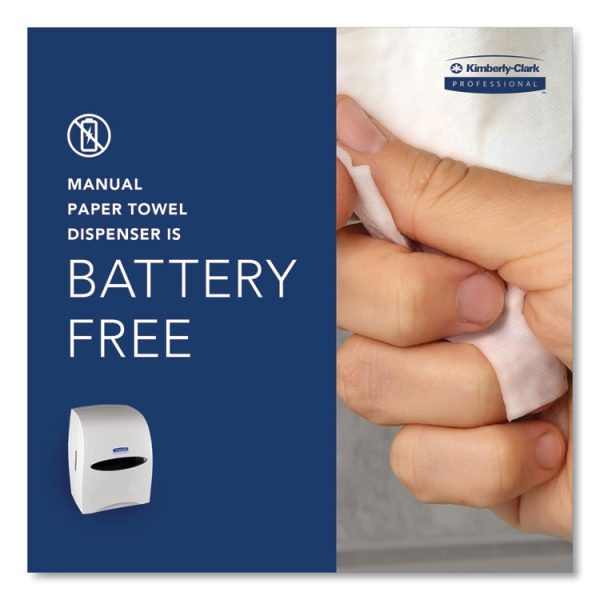 Sanitouch Hard Roll Towel Dispenser, 12.63 X 10.2 X 16.13, White - Image 5