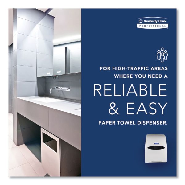 Sanitouch Hard Roll Towel Dispenser, 12.63 X 10.2 X 16.13, White - Image 9