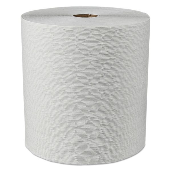 Hard Roll Paper Towels with Premium Absorbency Pockets, 1-Ply, 8" x 600 ft, 1.5" Core, White, 6 Rolls/Carton - Image 3