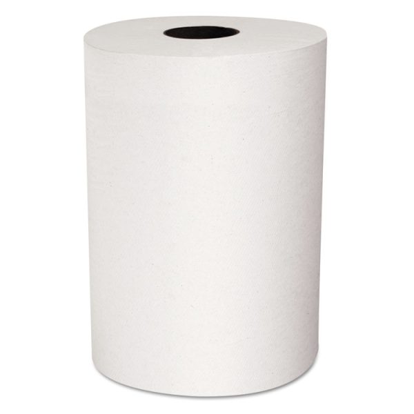 Slimroll Towels, Absorbency Pockets, 8" x 580 ft, White, 6 Rolls/Carton