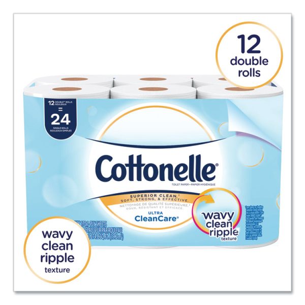 Clean Care Bathroom Tissue, Septic Safe, 1-Ply, White, 170 Sheets/roll, 48 Rolls/carton - Image 4