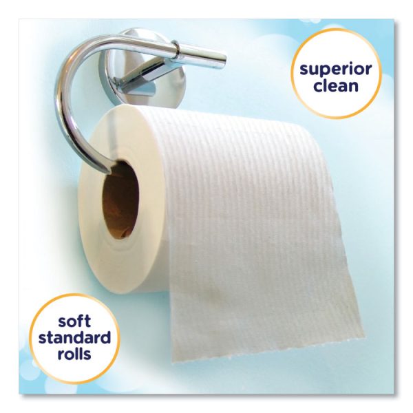 Clean Care Bathroom Tissue, Septic Safe, 1-Ply, White, 170 Sheets/roll, 48 Rolls/carton - Image 6
