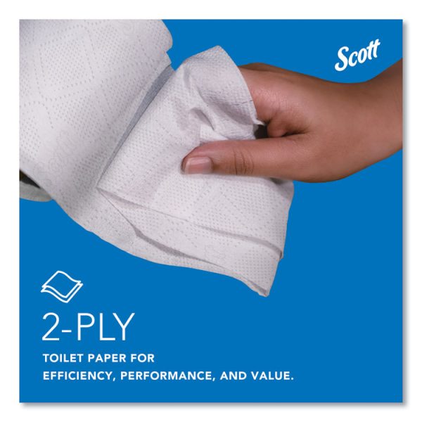 Essential 100% Recycled Fiber SRB Bathroom Tissue, Septic Safe, 2-Ply, White, 473 Sheets/Roll, 80 Rolls/Carton - Image 5