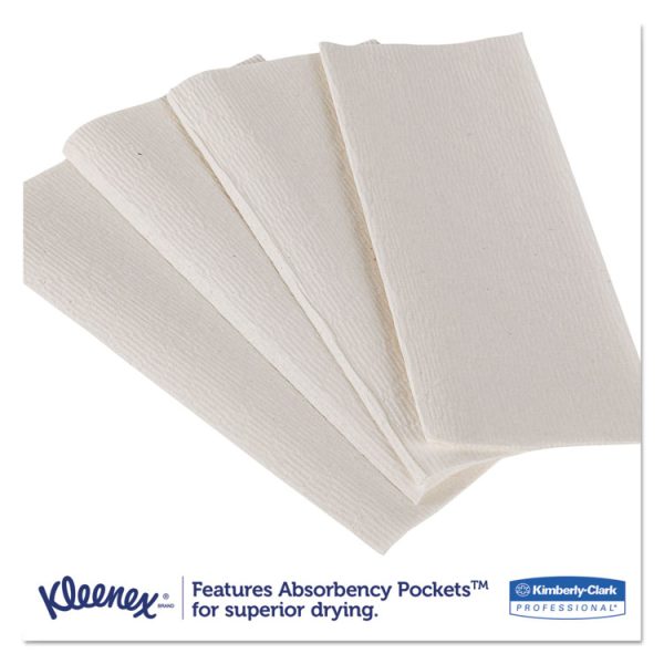 Premiere Folded Towels, 1-Ply, 7.8 x 12.4, White, 120/Pack, 25 Packs/Carton - Image 3