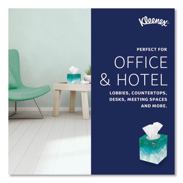 Boutique White Facial Tissue for Business, Pop-Up Box, 2-Ply, 95 Sheets/Box, 36 Boxes/Carton - Image 8