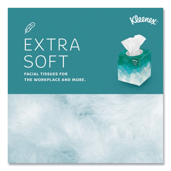 Boutique White Facial Tissue for Business, Pop-Up Box, 2-Ply, 95 Sheets/Box, 6 Boxes/Pack - Image 5