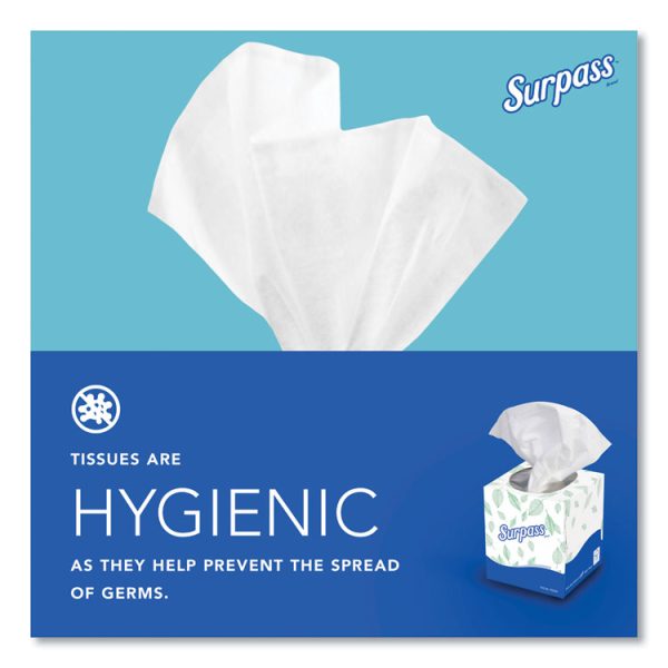 Facial Tissue for Business, 2-Ply, White, Pop-Up Box, 90/Box, 36 Boxes/Carton - Image 7