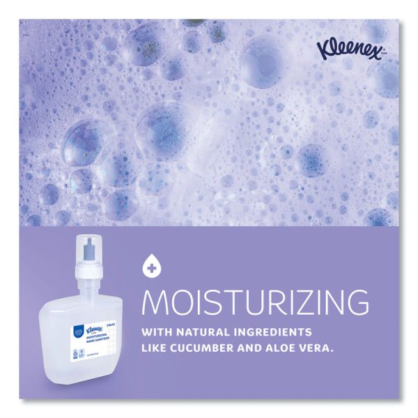 Super Moisturizing Foam Hand Sanitizer, 1,200 mL Cassette, Unscented, 2/Carton - Image 3