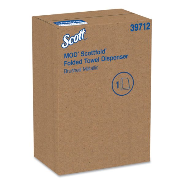 Mod* Scottfold* Towel Dispenser, 10.6 X 5.48 X 18.79, Brushed Metallic - Image 2