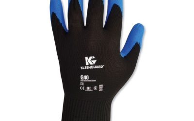 G40 Foam Nitrile Coated Gloves, 220 mm Length, Small/Size 7, Blue, 12 Pairs