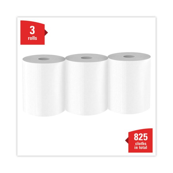 X70 Cloths, Center-Pull, 9.8 x 12.2, White, 275/Roll, 3 Rolls/Carton - Image 2