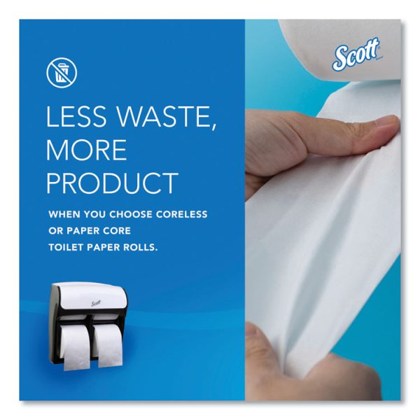 Pro High Capacity Coreless SRB Tissue Dispenser, 11.25 x 6.31 x 12.75, White - Image 5