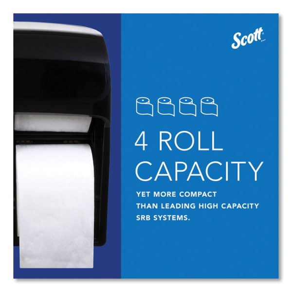 Pro High Capacity Coreless SRB Tissue Dispenser, 11.25 x 6.31 x 12.75, Black - Image 7