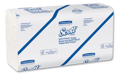 Essential Low Wet Strength Multi-Fold Towels, 1-Ply, 9.4 x 12.4, White, 175/Pack, 25 Packs/Carton