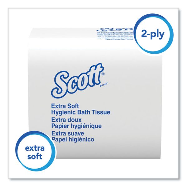 Hygienic Bath Tissue, Septic Safe, 2-Ply, White, 250/Pack, 36 Packs/Carton - Image 4