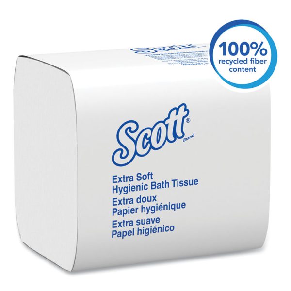 Hygienic Bath Tissue, Septic Safe, 2-Ply, White, 250/Pack, 36 Packs/Carton - Image 3