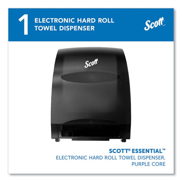 Essential Electronic Hard Roll Towel Dispenser, 12.7 X 9.57 X 15.76, Black - Image 2