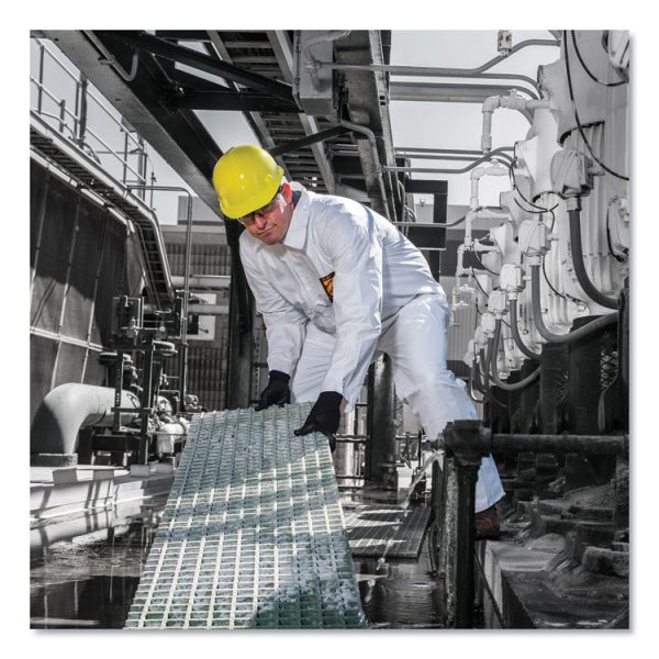 A20 Breathable Particle Protection Coveralls, Zip Closure, X-Large, White - Image 4