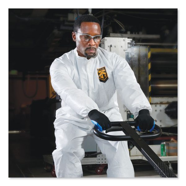 A20 Breathable Particle Protection Coveralls, Zip Closure, X-Large, White - Image 2