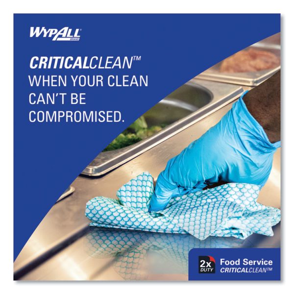 Heavy-Duty Foodservice Cloths, 12.5 X 23.5, Blue, 100/carton - Image 4