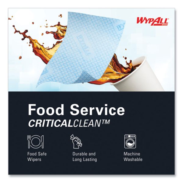 Heavy-Duty Foodservice Cloths, 12.5 X 23.5, Blue, 100/carton - Image 9