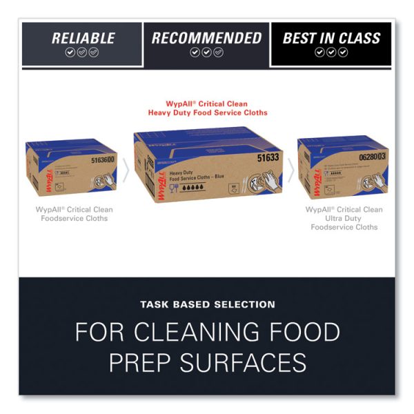Heavy-Duty Foodservice Cloths, 12.5 X 23.5, Blue, 100/carton - Image 10