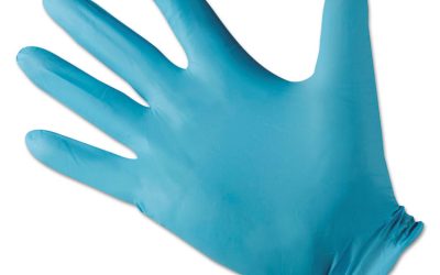 G10 Blue Nitrile Gloves, Blue, 242 Mm Length, Small/size 7, 10/carton