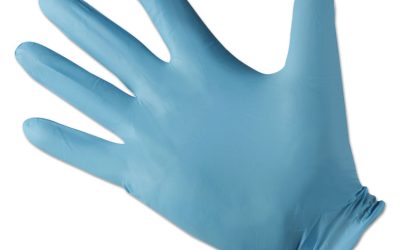 G10 Nitrile Gloves, Powder-Free, Blue, 242 mm Length, Large, 100/Box, 10 Boxes/Carton