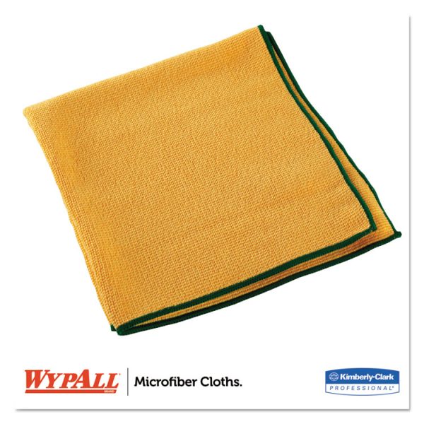 Microfiber Cloths, Reusable, 15.75 x 15.75, Yellow, 6/Pack - Image 2