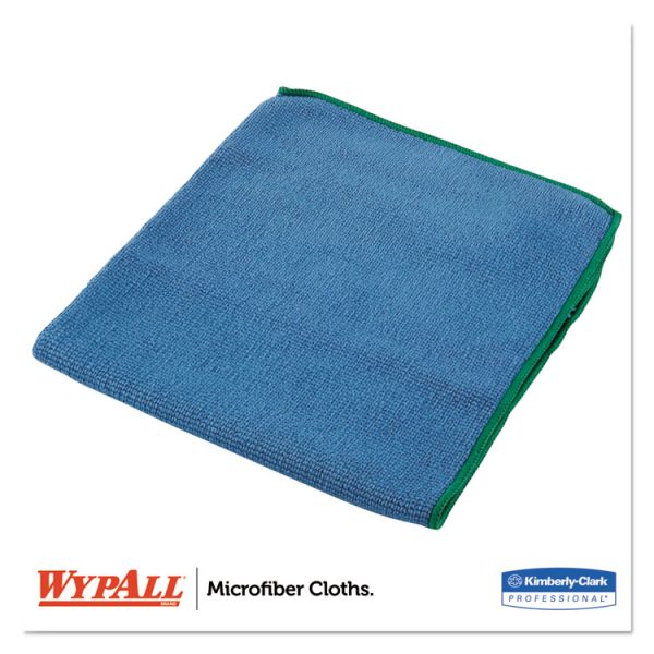 Microfiber Cloths, Reusable, 15.75 x 15.75, Blue, 6/Pack - Image 2