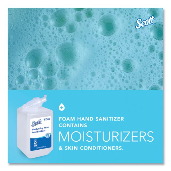 Pro Moisturizing Foam Hand Sanitizer, 1,000 Ml Refill, Fruity Cucumber Scent, 6/carton - Image 4