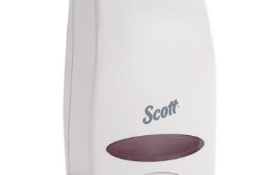 Essential Manual Skin Care Dispenser, 1,000 Ml, 5 X 5.25 X 8.38, White