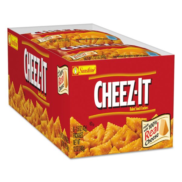 Cheez-It Crackers, 1.5 Oz Bag, Reduced Fat, 60/carton - Image 2