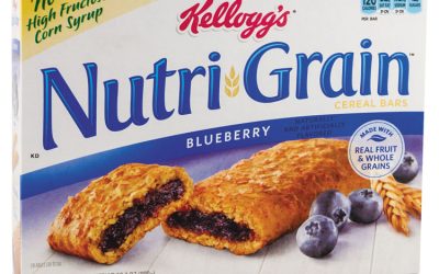 Nutri-Grain Soft Baked Breakfast Bars, Blueberry, Indv Wrapped 1.3 Oz Bar, 16/box