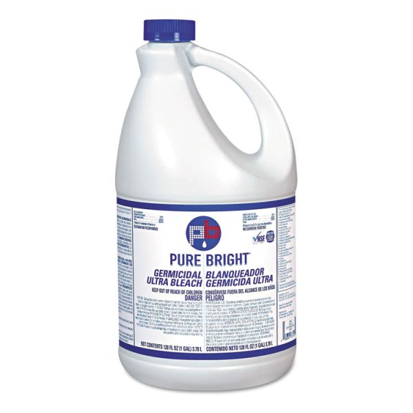 Liquid Germicidal Bleach, 1 gal Bottle, 6/Carton - Image 2