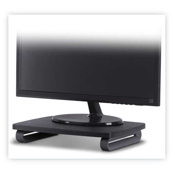 Smartfit Monitor Stand Plus, 16.2" X 2.2" X 3" To 6", Black, Supports 80 Lbs - Image 2