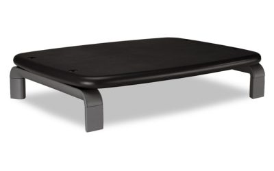 Monitor Stand With Smartfit, For 21″ Monitors, 11.5″ X 9″ X 3″, Black/gray, Supports 80 Lbs