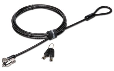 MicroSaver 2.0 Keyed Laptop Lock, 6 ft Steel Cable, Silver, 2 Keys