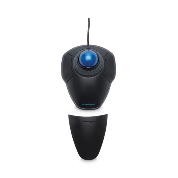 Orbit Trackball With Scroll Ring, Usb 2.0, Left/right Hand Use, Black/blue - Image 4