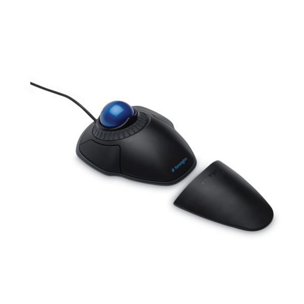 Orbit Trackball With Scroll Ring, Usb 2.0, Left/right Hand Use, Black/blue - Image 3