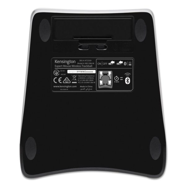 Expert Mouse Wireless Trackball, 2.4 Ghz Frequency/30 Ft Wireless Range, Left/right Hand Use, Black - Image 9