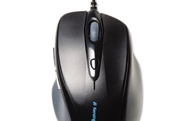 Pro Fit Wired Full-Size Mouse, Usb 2.0, Right Hand Use, Black