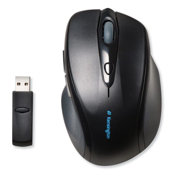 Pro Fit Full-Size Wireless Mouse, 2.4 Ghz Frequency/30 Ft Wireless Range, Right Hand Use, Black - Image 2