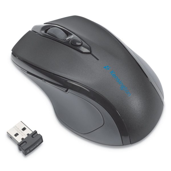 Pro Fit Mid-Size Wireless Mouse, 2.4 Ghz Frequency/30 Ft Wireless Range, Right Hand Use, Black - Image 2