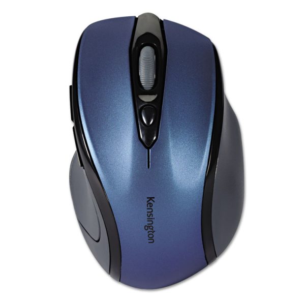 Pro Fit Mid-Size Wireless Mouse, 2.4 Ghz Frequency/30 Ft Wireless Range, Right Hand Use, Sapphire Blue - Image 3