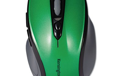 Pro Fit Mid-Size Wireless Mouse, 2.4 Ghz Frequency/30 Ft Wireless Range, Right Hand Use, Emerald Green