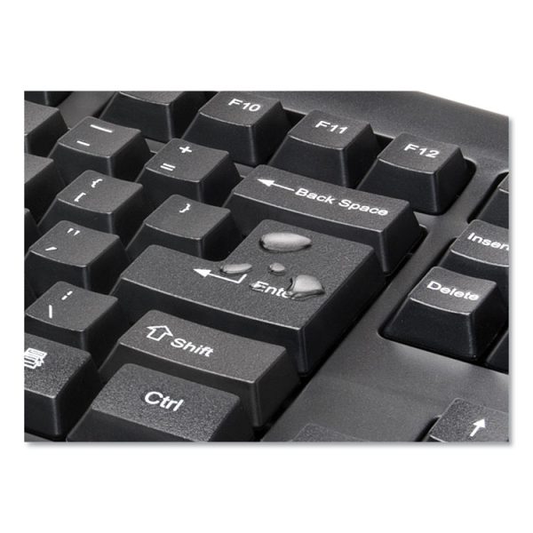 Keyboard For Life Wireless Desktop Set, 2.4 Ghz Frequency/30 Ft Wireless Range, Black - Image 3